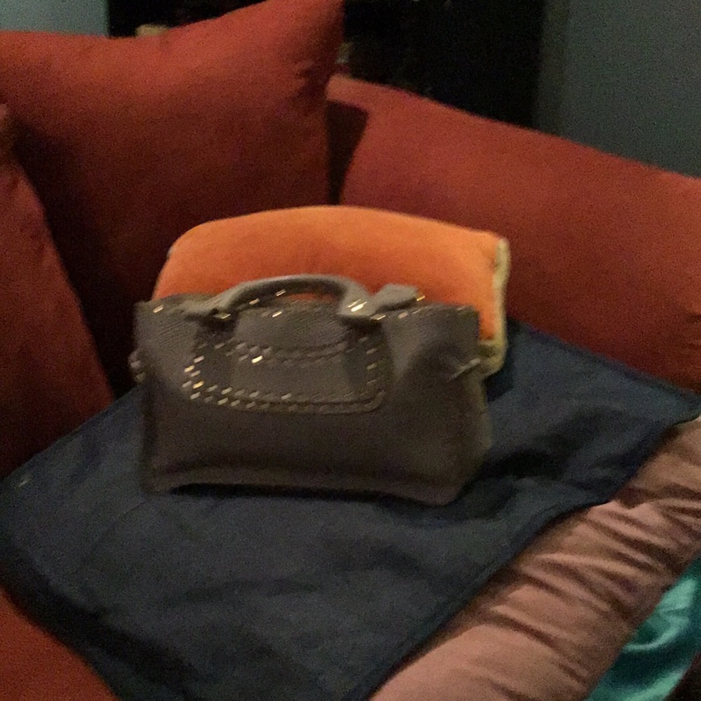 Celine Lavender Leather Satchel gentle use.